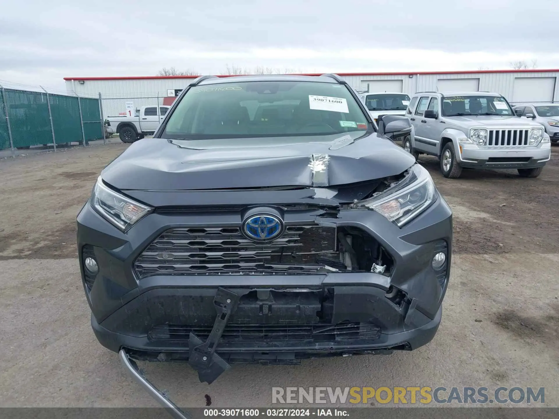12 fotografías del automóvil dañado JTMDWRFV5KD027651 TOYOTA RAV4 HYBRID 2019