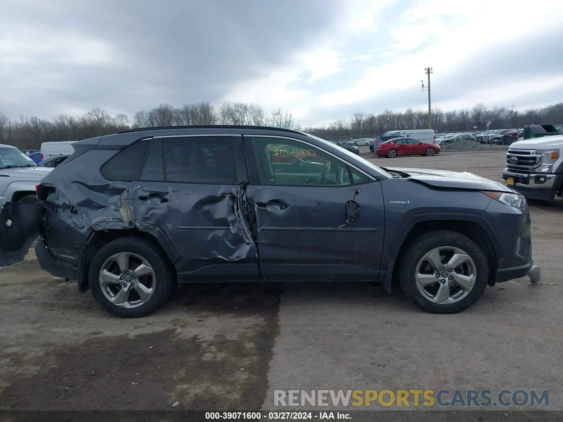 13 fotografías del automóvil dañado JTMDWRFV5KD027651 TOYOTA RAV4 HYBRID 2019