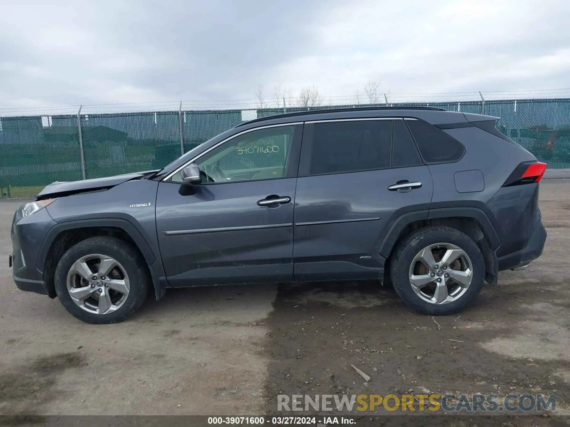 14 fotografías del automóvil dañado JTMDWRFV5KD027651 TOYOTA RAV4 HYBRID 2019