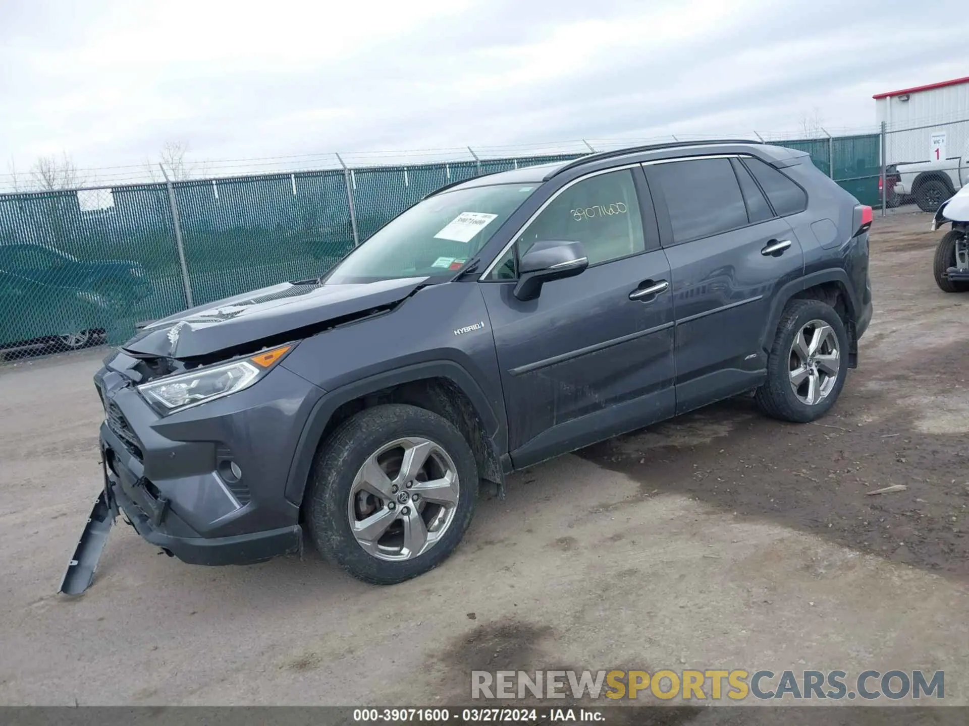 2 fotografías del automóvil dañado JTMDWRFV5KD027651 TOYOTA RAV4 HYBRID 2019