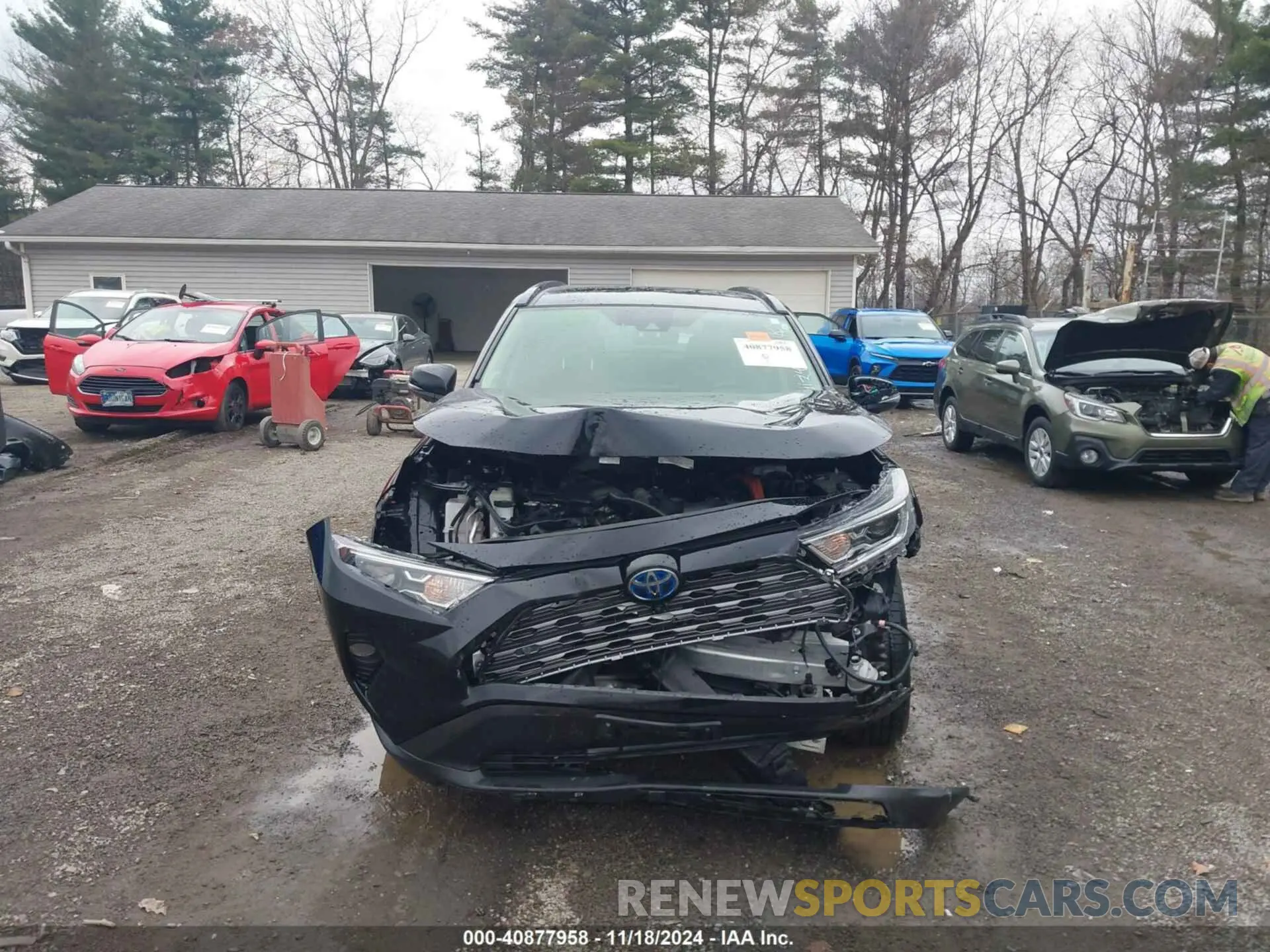 13 fotografías del automóvil dañado JTMDWRFV6KD503812 TOYOTA RAV4 HYBRID 2019