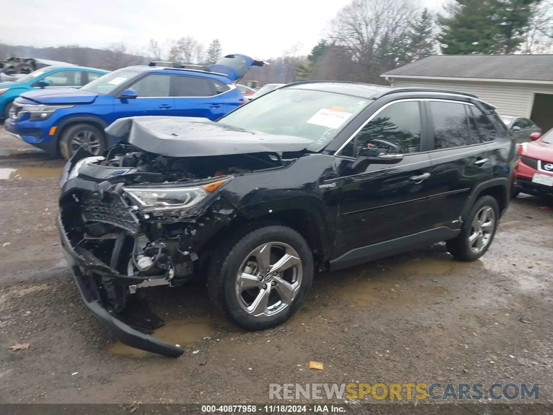 2 fotografías del automóvil dañado JTMDWRFV6KD503812 TOYOTA RAV4 HYBRID 2019