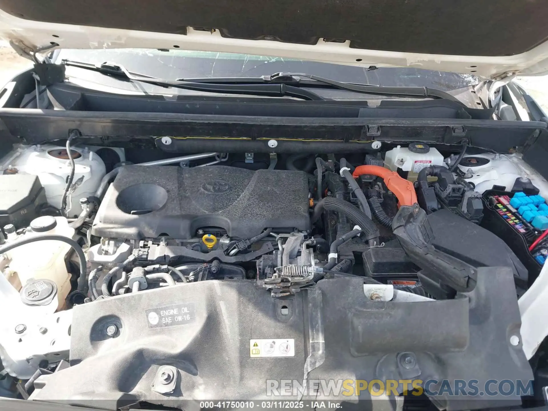 10 fotografías del automóvil dañado JTMDWRFV6KD510405 TOYOTA RAV4 HYBRID 2019
