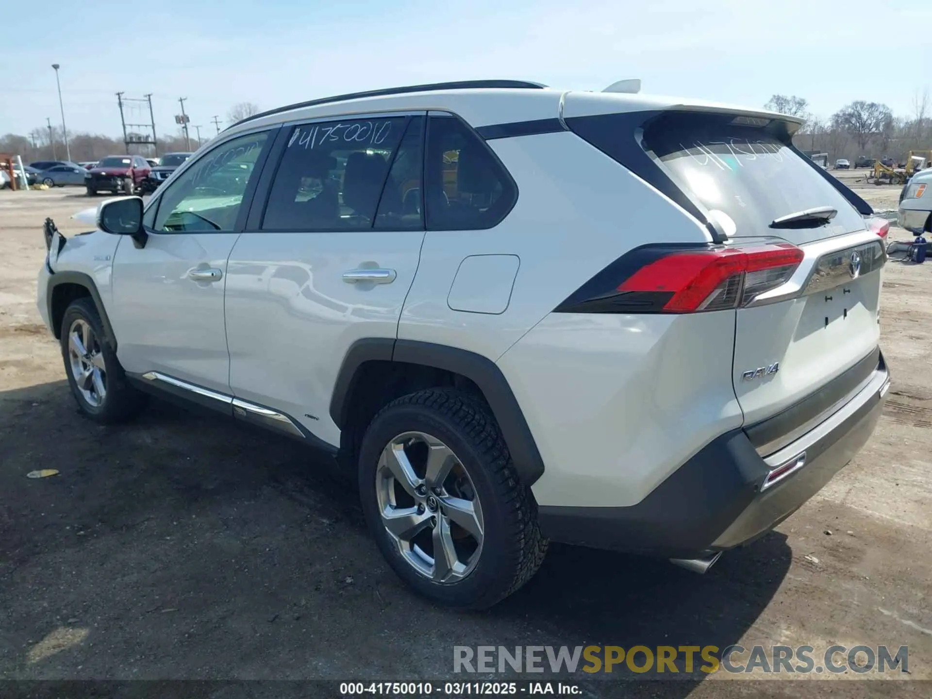 3 fotografías del automóvil dañado JTMDWRFV6KD510405 TOYOTA RAV4 HYBRID 2019