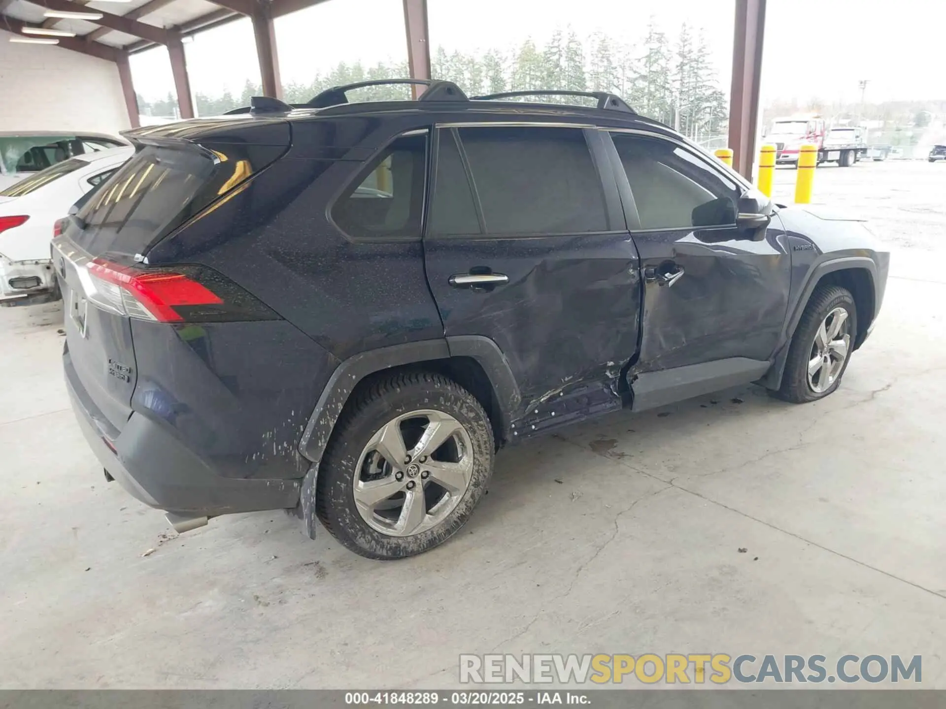 4 fotografías del automóvil dañado JTMDWRFV6KD521310 TOYOTA RAV4 HYBRID 2019