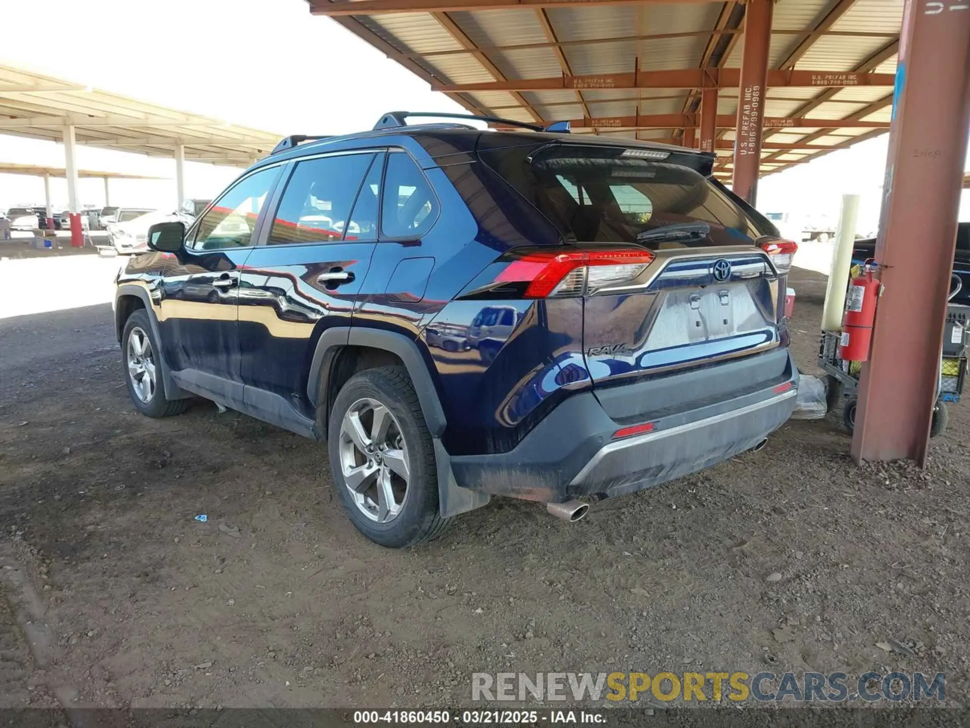 3 fotografías del automóvil dañado JTMDWRFV8KD511099 TOYOTA RAV4 HYBRID 2019