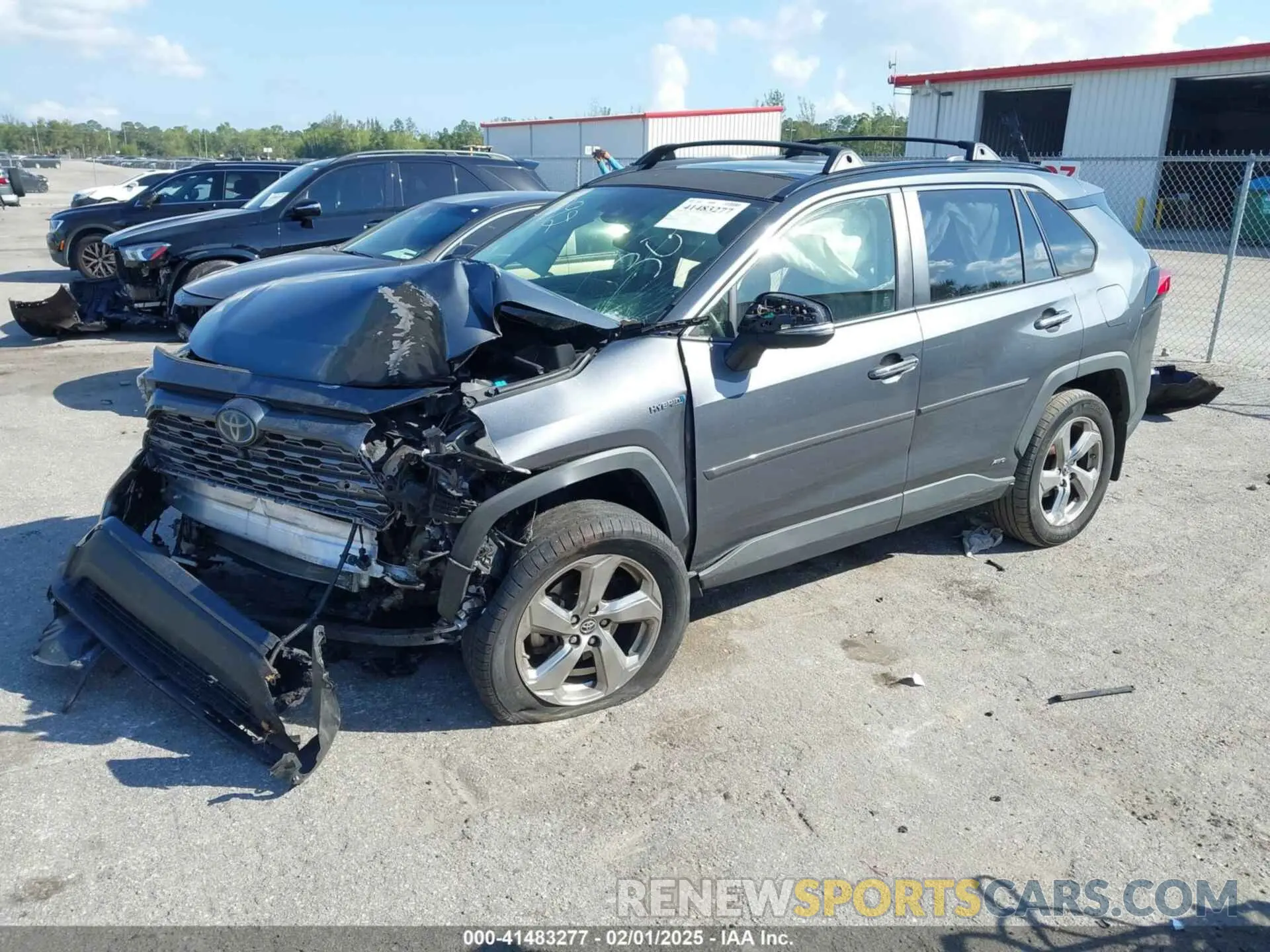 2 fotografías del automóvil dañado JTMDWRFV9KD503092 TOYOTA RAV4 HYBRID 2019
