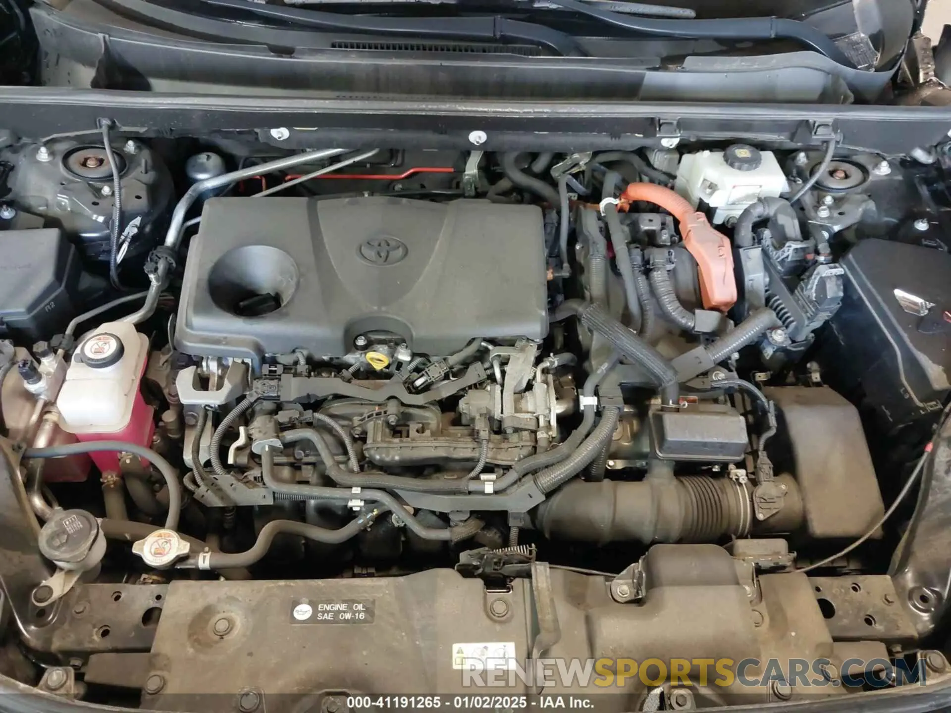 10 fotografías del automóvil dañado JTMDWRFVXKD025071 TOYOTA RAV4 HYBRID 2019