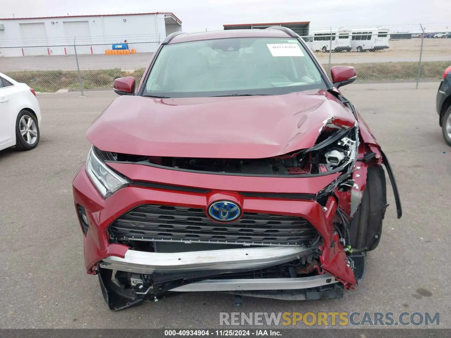 12 fotografías del automóvil dañado JTMDWRFVXKD034482 TOYOTA RAV4 HYBRID 2019