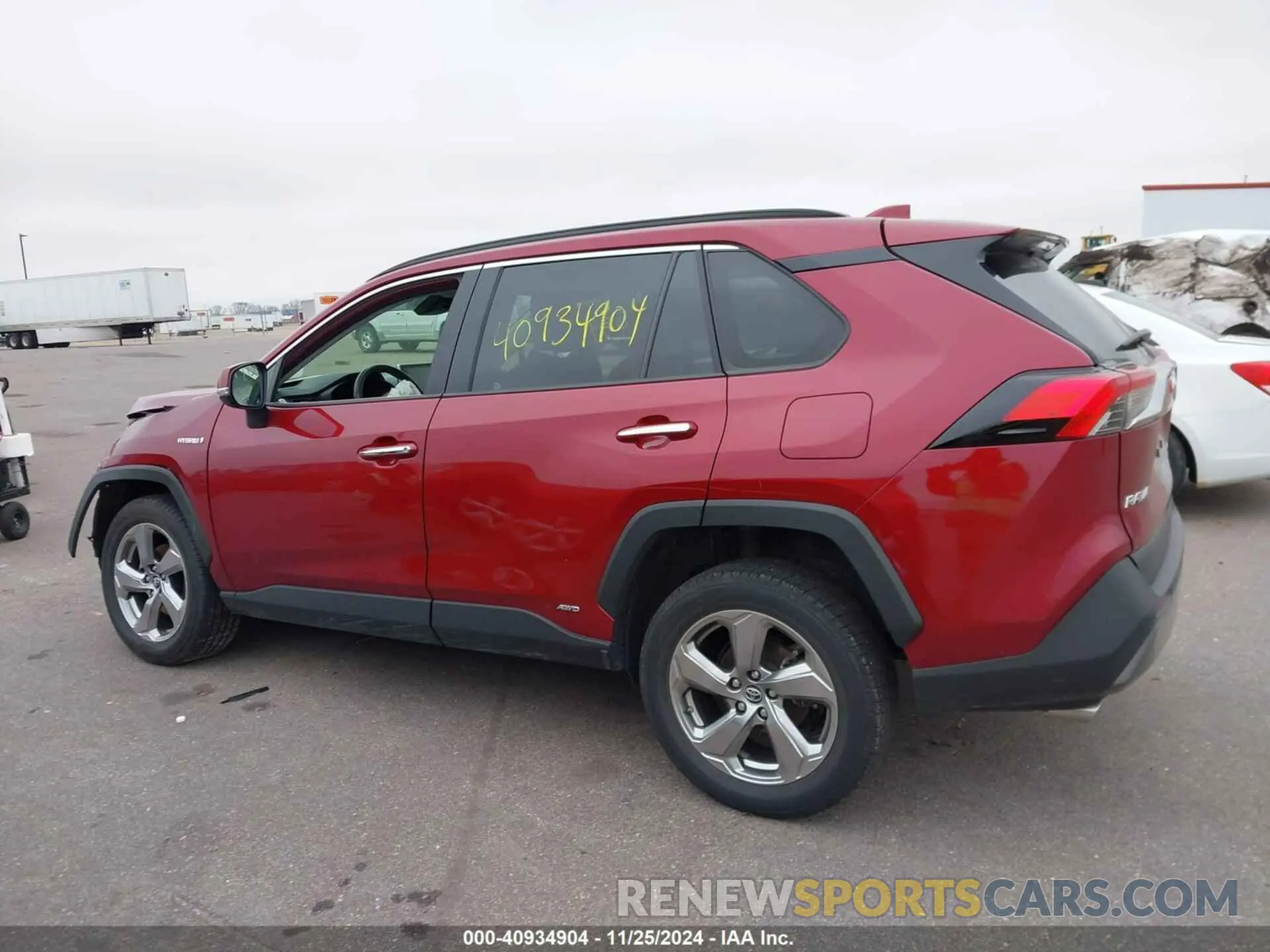 14 fotografías del automóvil dañado JTMDWRFVXKD034482 TOYOTA RAV4 HYBRID 2019