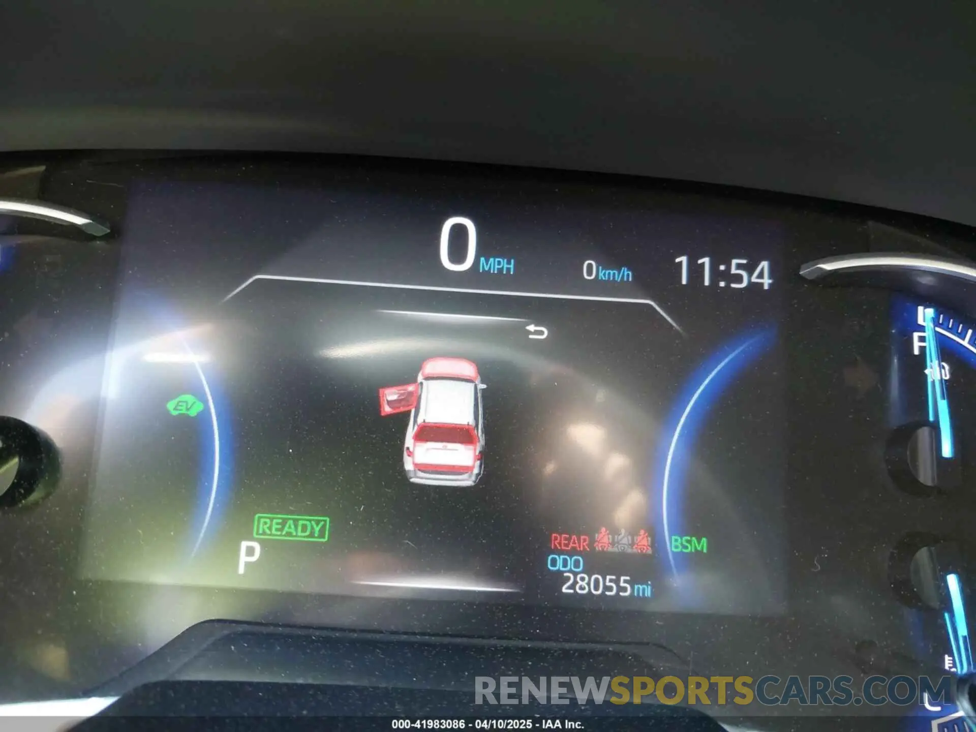 15 fotografías del automóvil dañado JTMEWRFV1KJ017043 TOYOTA RAV4 HYBRID 2019