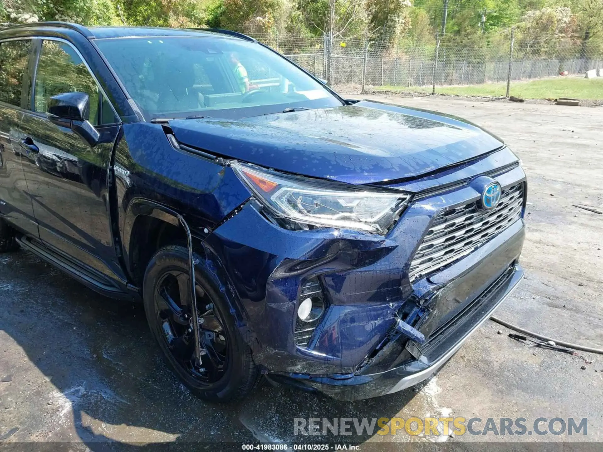 6 fotografías del automóvil dañado JTMEWRFV1KJ017043 TOYOTA RAV4 HYBRID 2019
