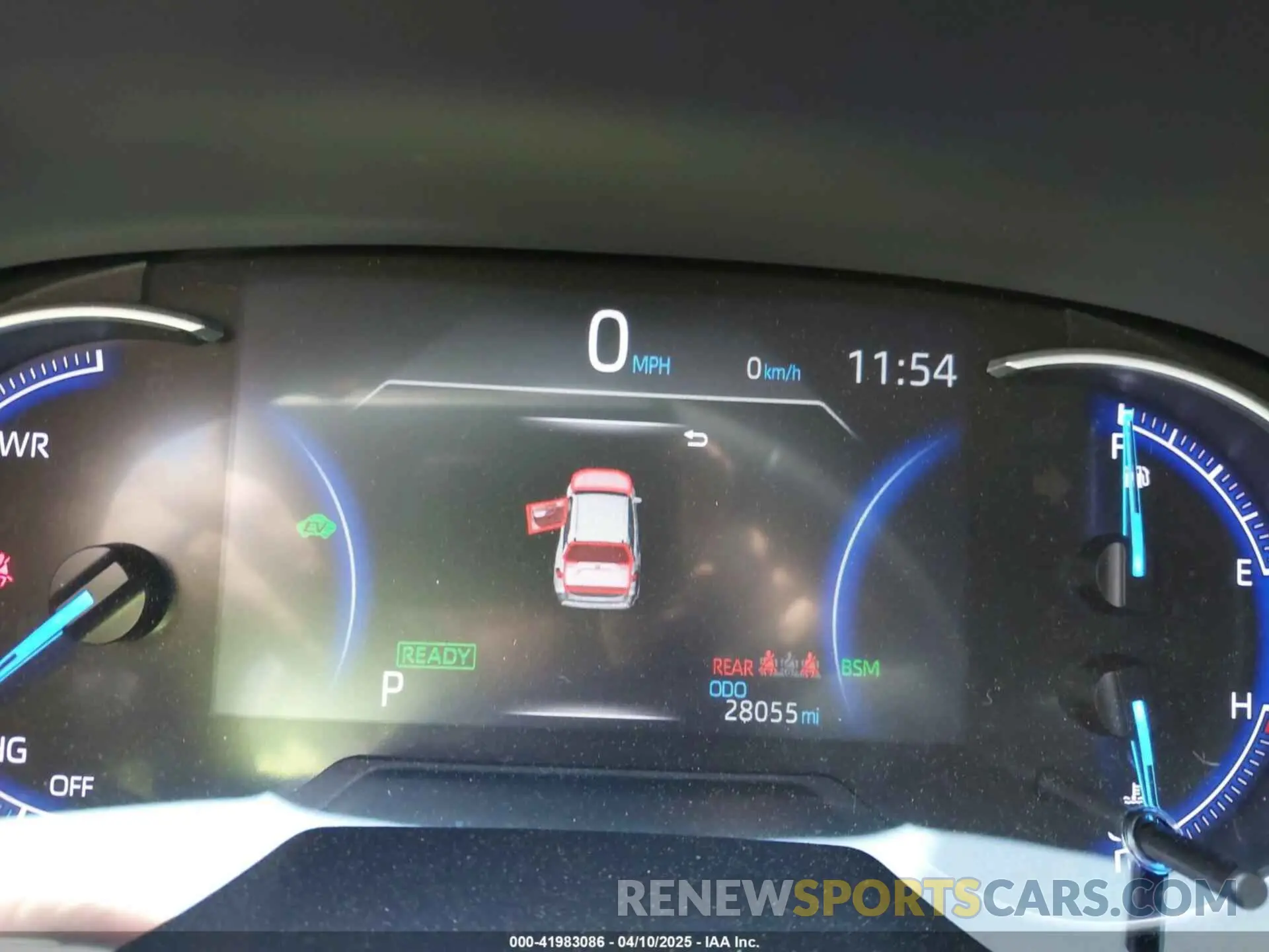 7 fotografías del automóvil dañado JTMEWRFV1KJ017043 TOYOTA RAV4 HYBRID 2019