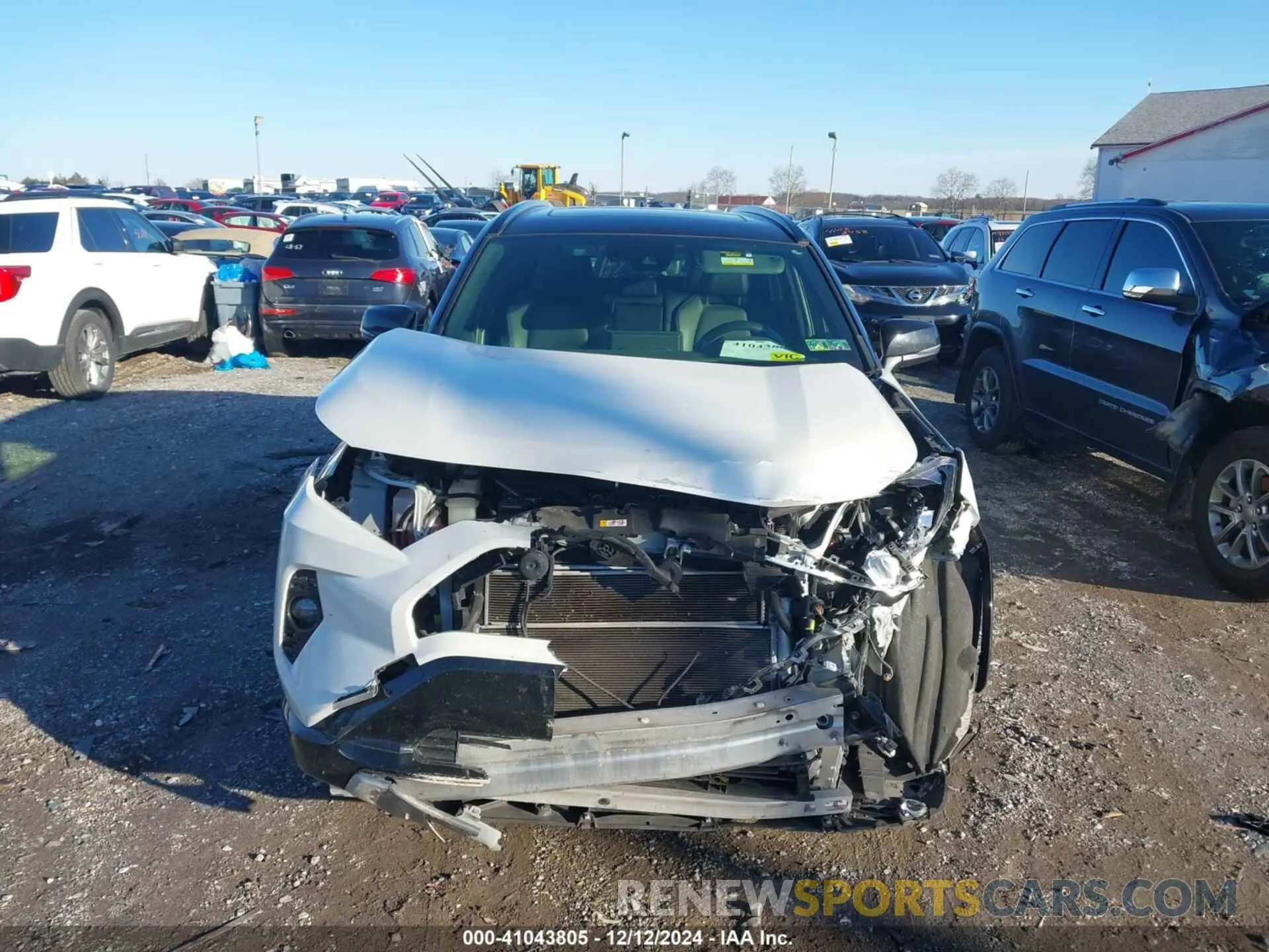 6 fotografías del automóvil dañado JTMEWRFV1KJ026082 TOYOTA RAV4 HYBRID 2019