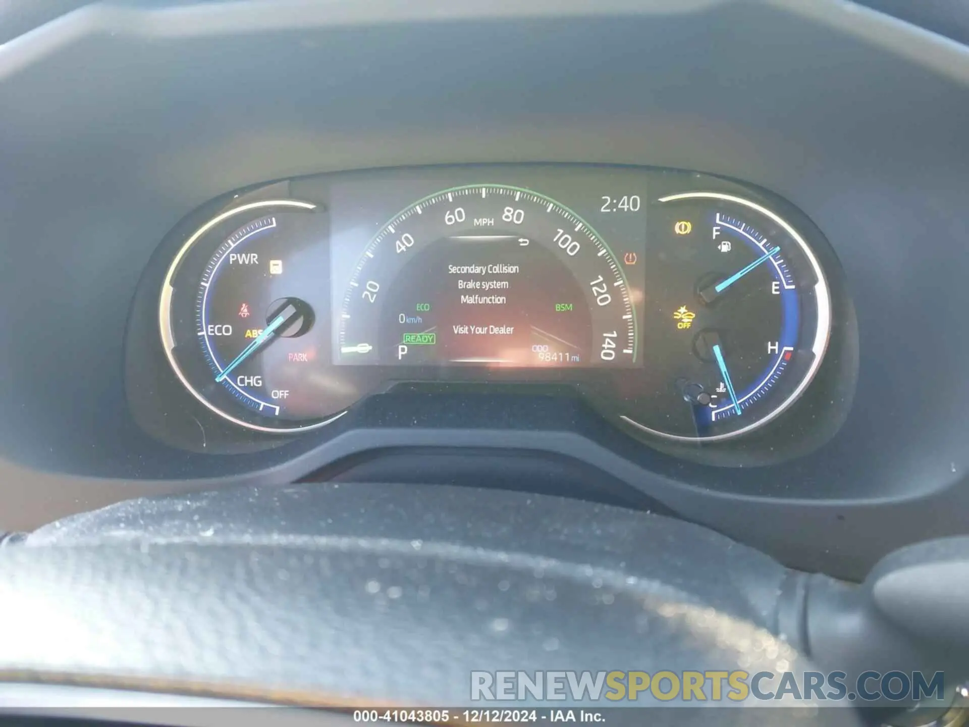 7 fotografías del automóvil dañado JTMEWRFV1KJ026082 TOYOTA RAV4 HYBRID 2019