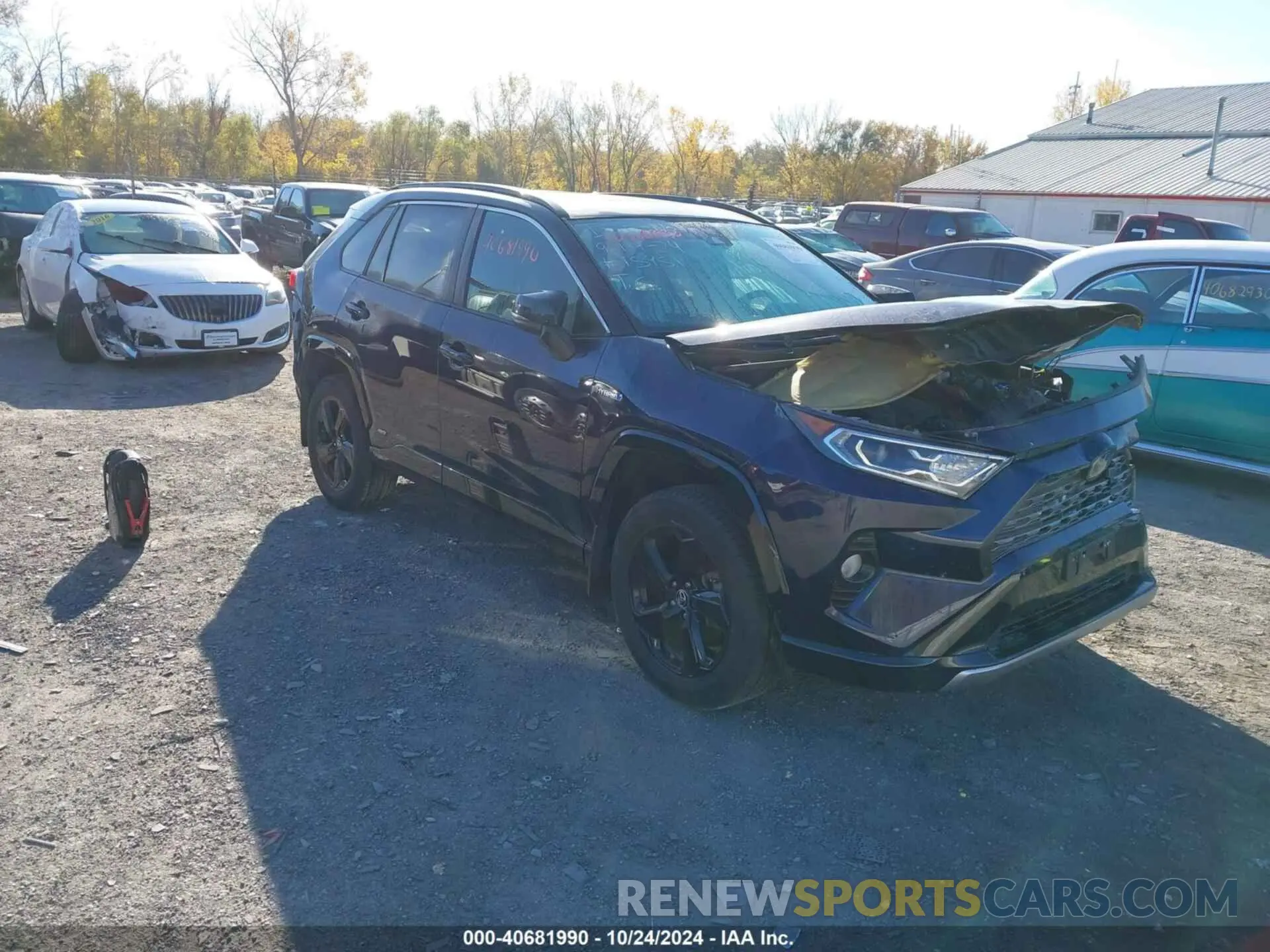1 fotografías del automóvil dañado JTMEWRFV2KJ002390 TOYOTA RAV4 HYBRID 2019