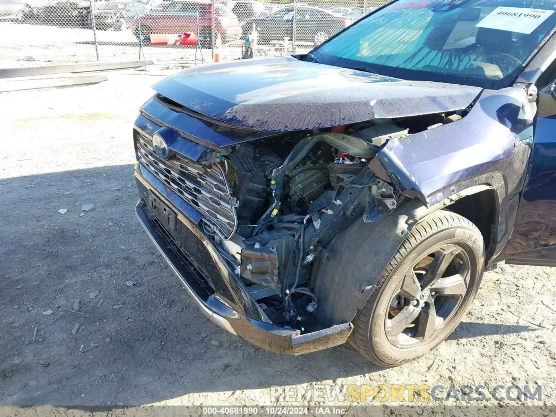 6 fotografías del automóvil dañado JTMEWRFV2KJ002390 TOYOTA RAV4 HYBRID 2019