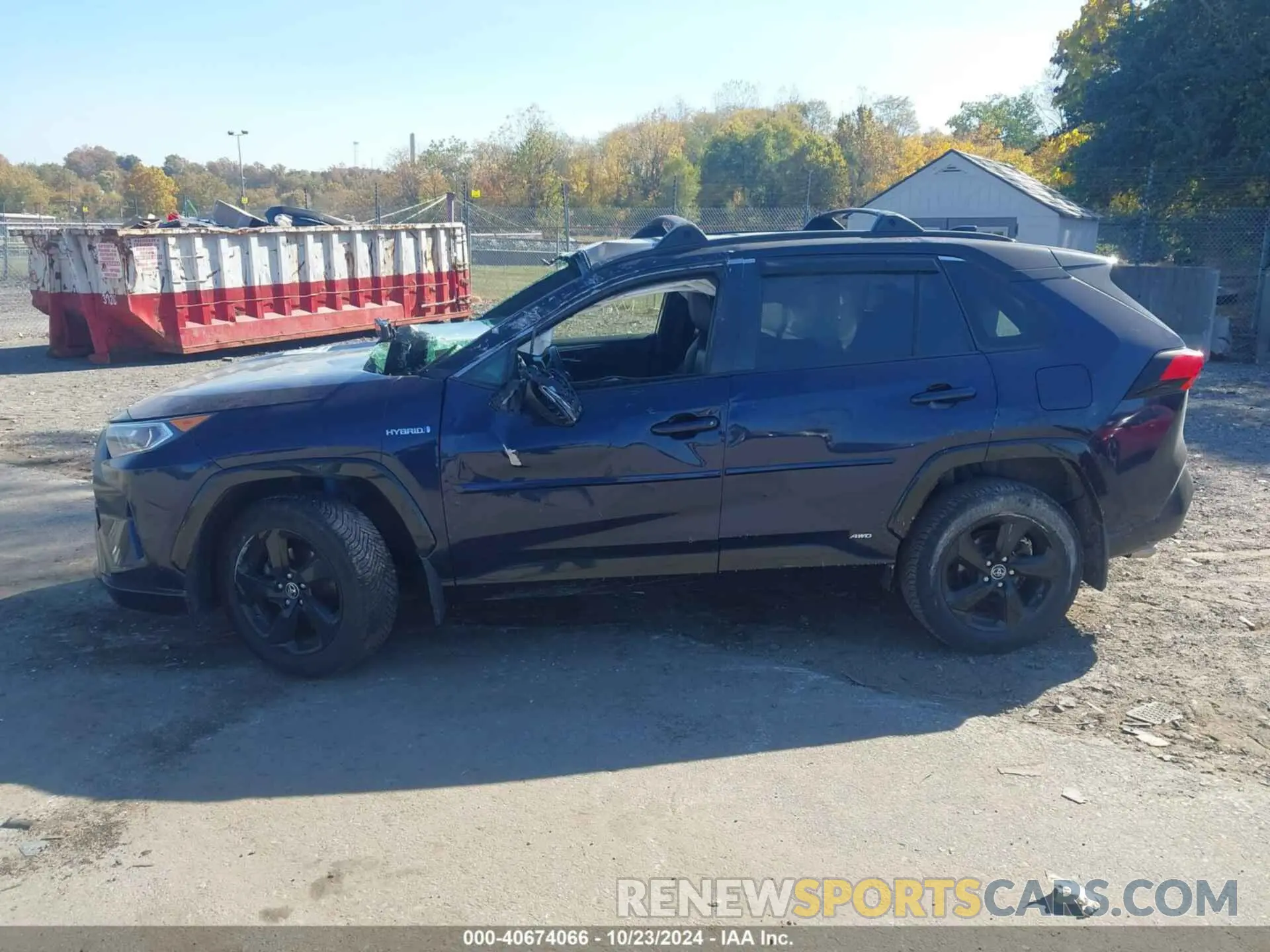 13 fotografías del automóvil dañado JTMEWRFV3KD509989 TOYOTA RAV4 HYBRID 2019
