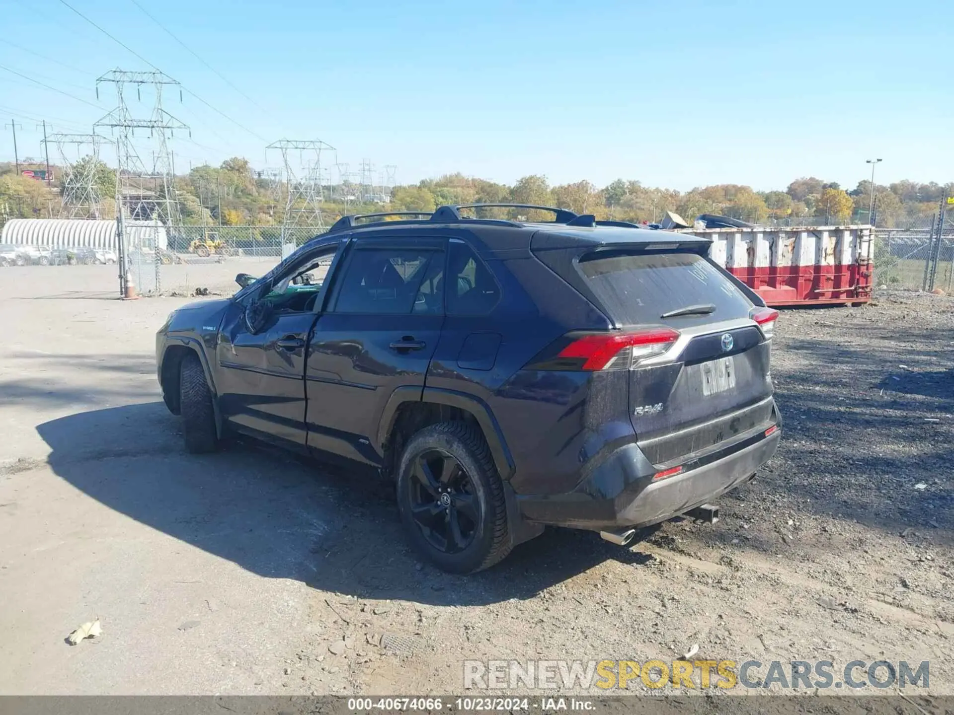 3 fotografías del automóvil dañado JTMEWRFV3KD509989 TOYOTA RAV4 HYBRID 2019