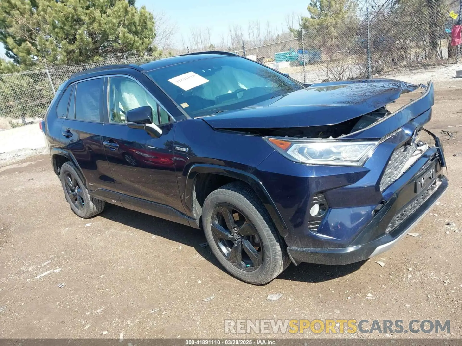 1 fotografías del automóvil dañado JTMEWRFV4KD508494 TOYOTA RAV4 HYBRID 2019