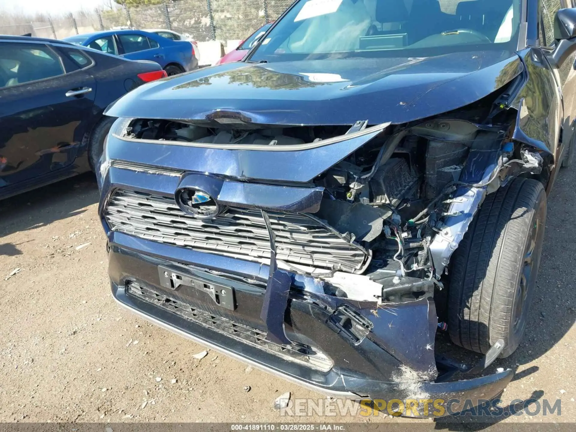 6 fotografías del automóvil dañado JTMEWRFV4KD508494 TOYOTA RAV4 HYBRID 2019