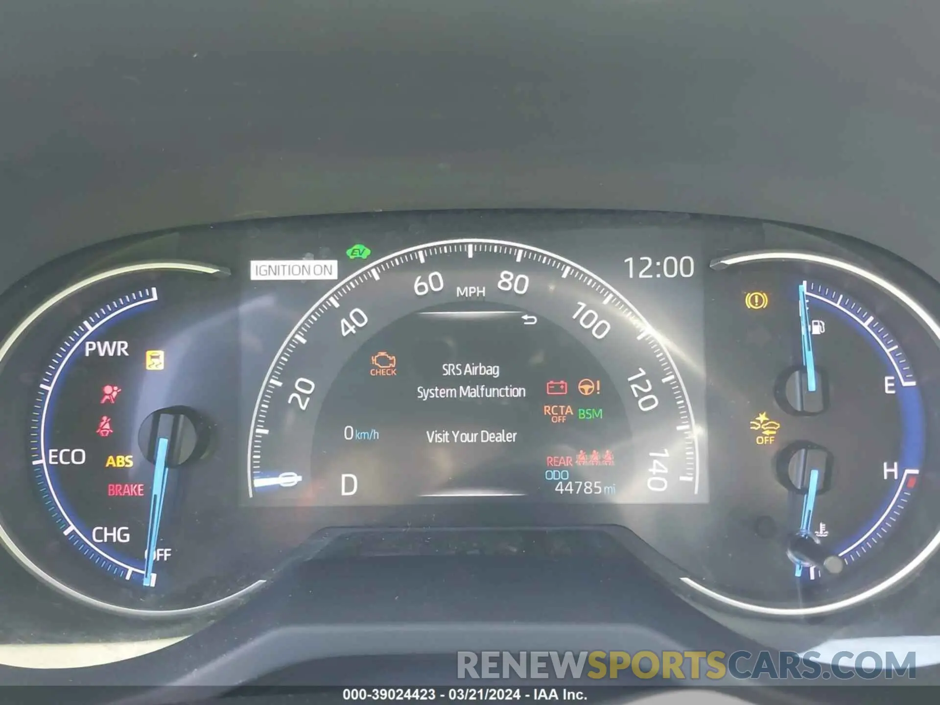 7 fotografías del automóvil dañado JTMEWRFV7KD506285 TOYOTA RAV4 HYBRID 2019