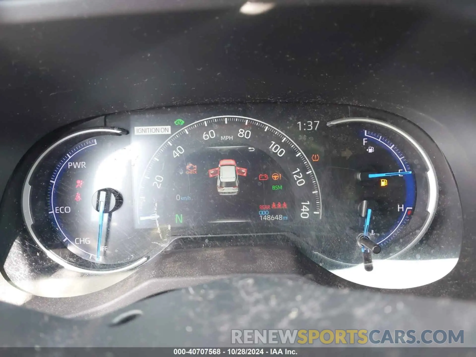 7 fotografías del automóvil dañado JTMEWRFV7KJ022912 TOYOTA RAV4 HYBRID 2019