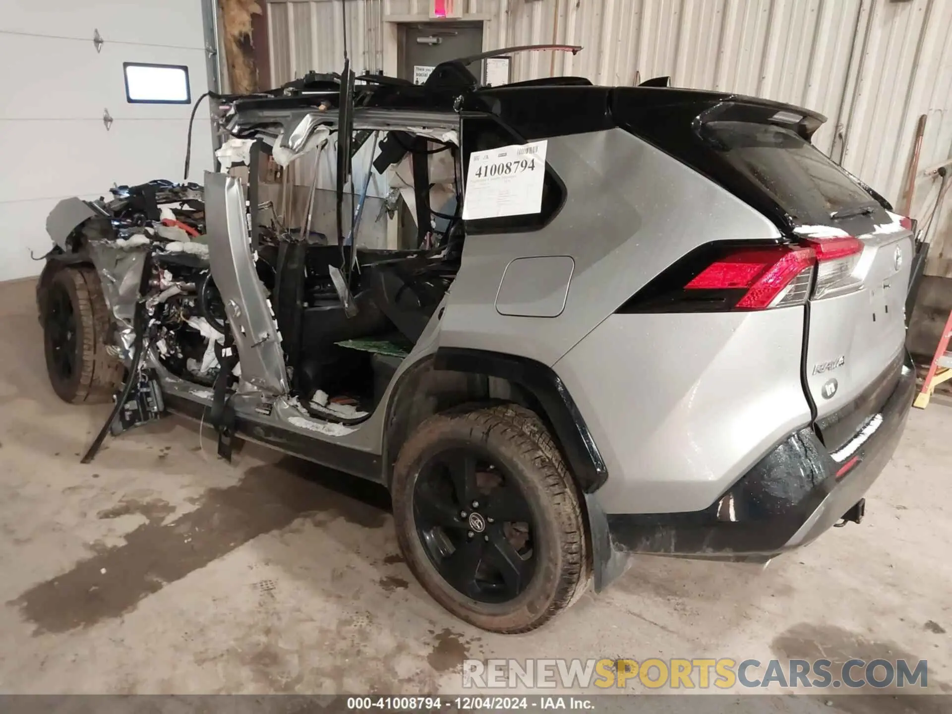 3 fotografías del automóvil dañado JTMEWRFV8KJ007299 TOYOTA RAV4 HYBRID 2019