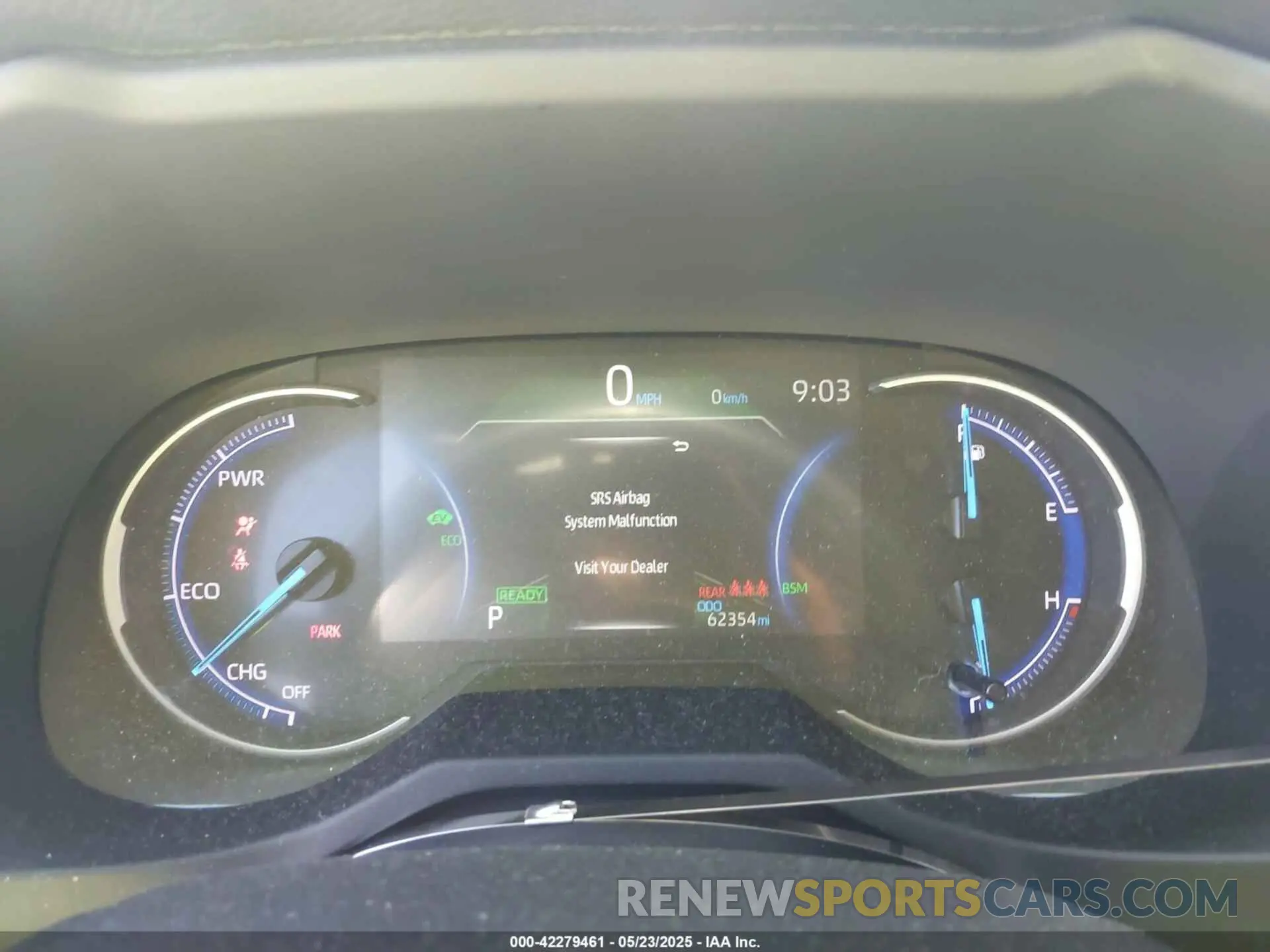 15 fotografías del automóvil dañado JTMEWRFV9KJ006324 TOYOTA RAV4 HYBRID 2019