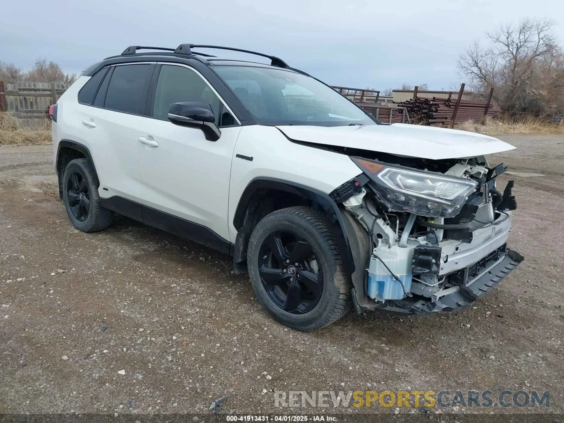 1 fotografías del automóvil dañado JTMEWRFVXKD511853 TOYOTA RAV4 HYBRID 2019