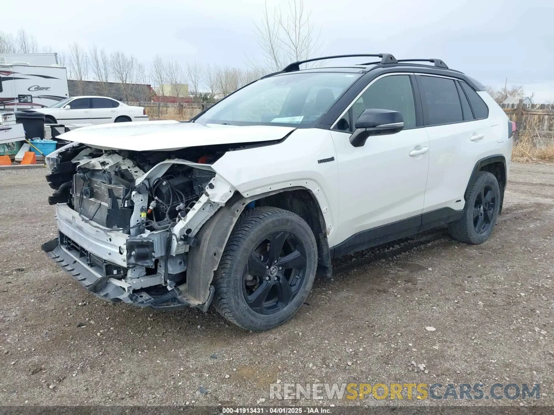 2 fotografías del automóvil dañado JTMEWRFVXKD511853 TOYOTA RAV4 HYBRID 2019