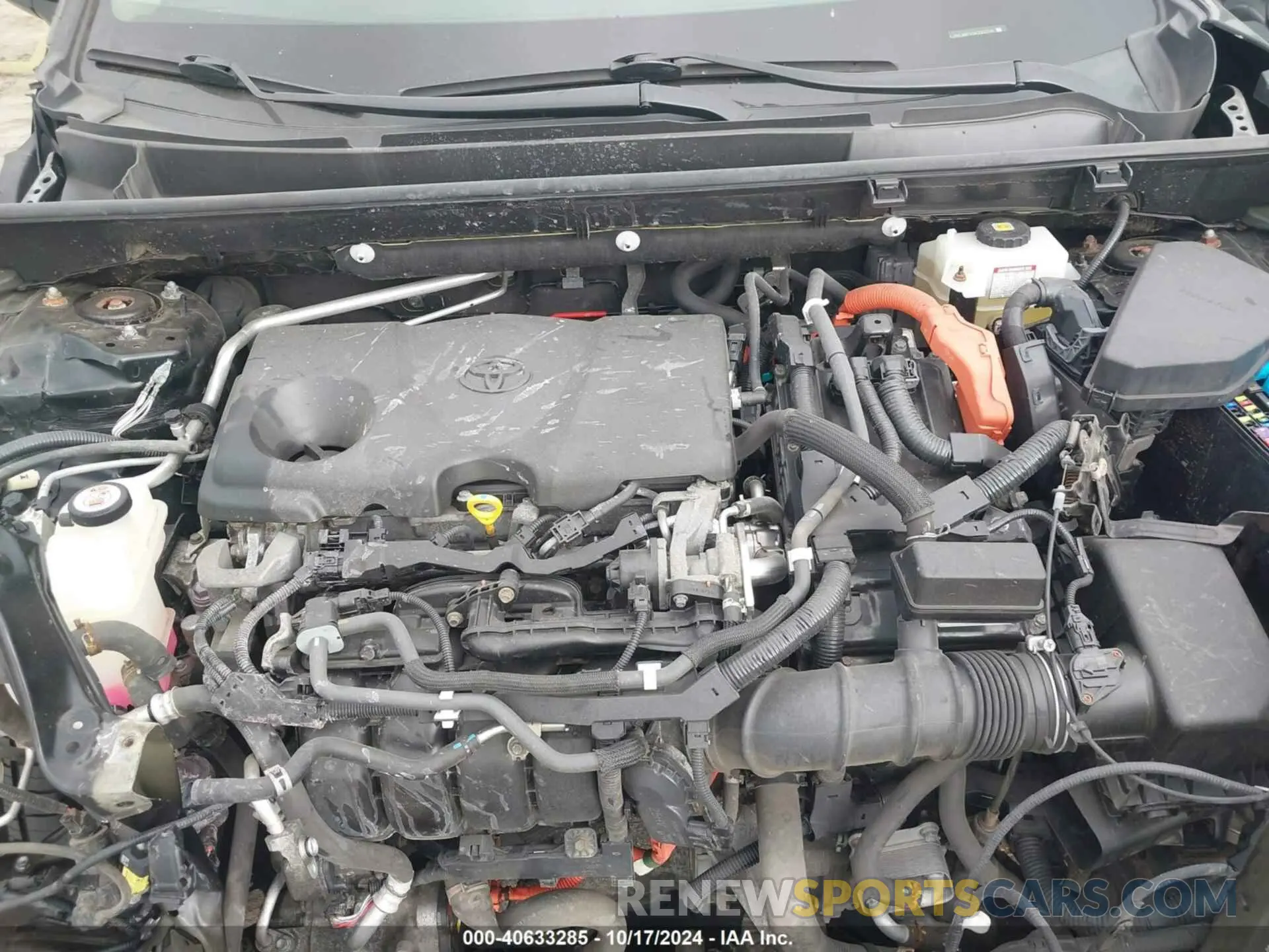 10 fotografías del automóvil dañado JTMLWRFV2KD002749 TOYOTA RAV4 HYBRID 2019