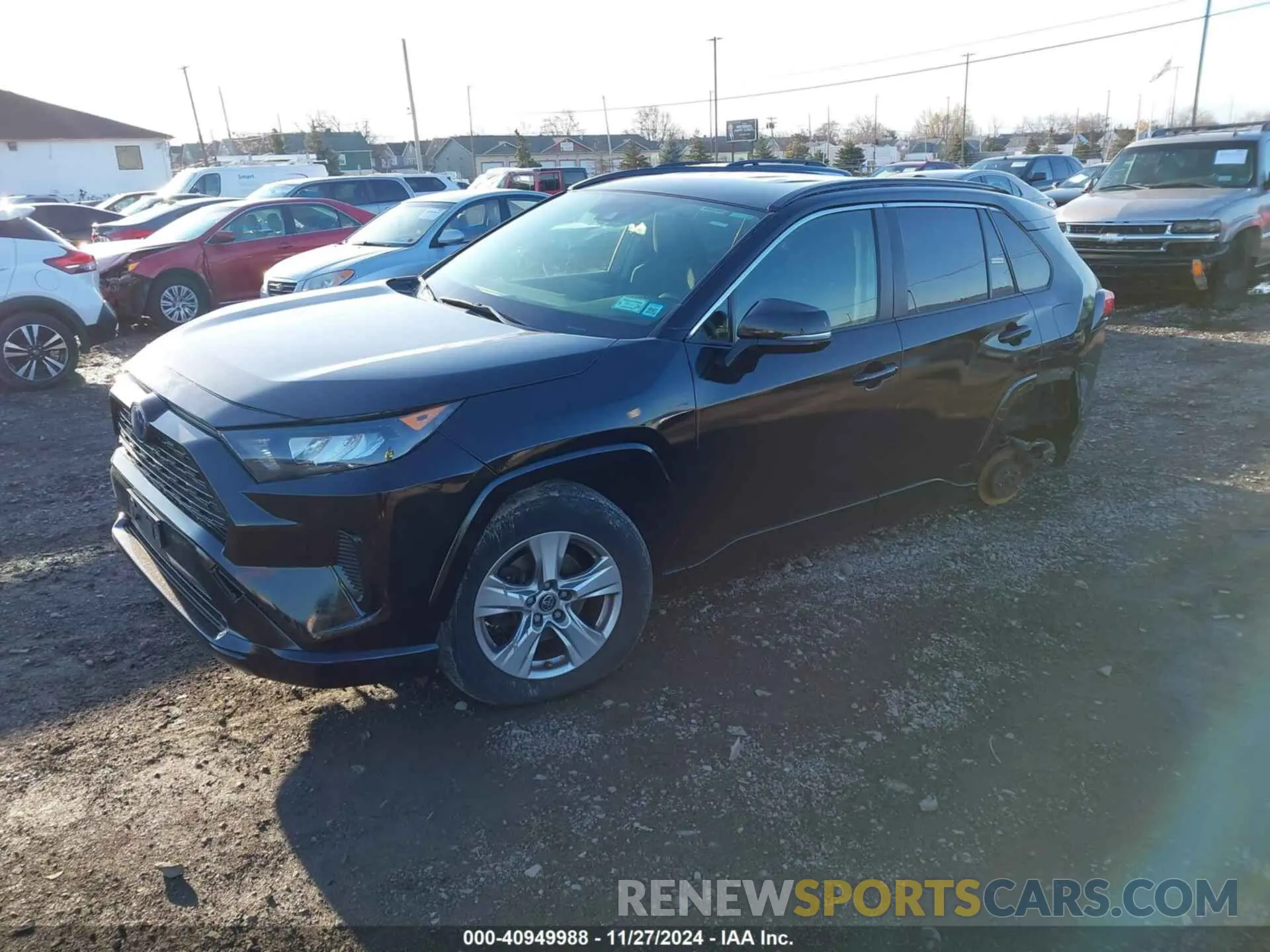 2 fotografías del automóvil dañado JTMMWRFV0KD016606 TOYOTA RAV4 HYBRID 2019