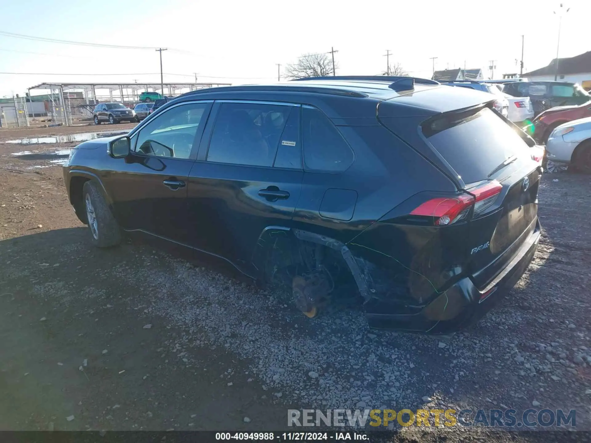 3 fotografías del automóvil dañado JTMMWRFV0KD016606 TOYOTA RAV4 HYBRID 2019