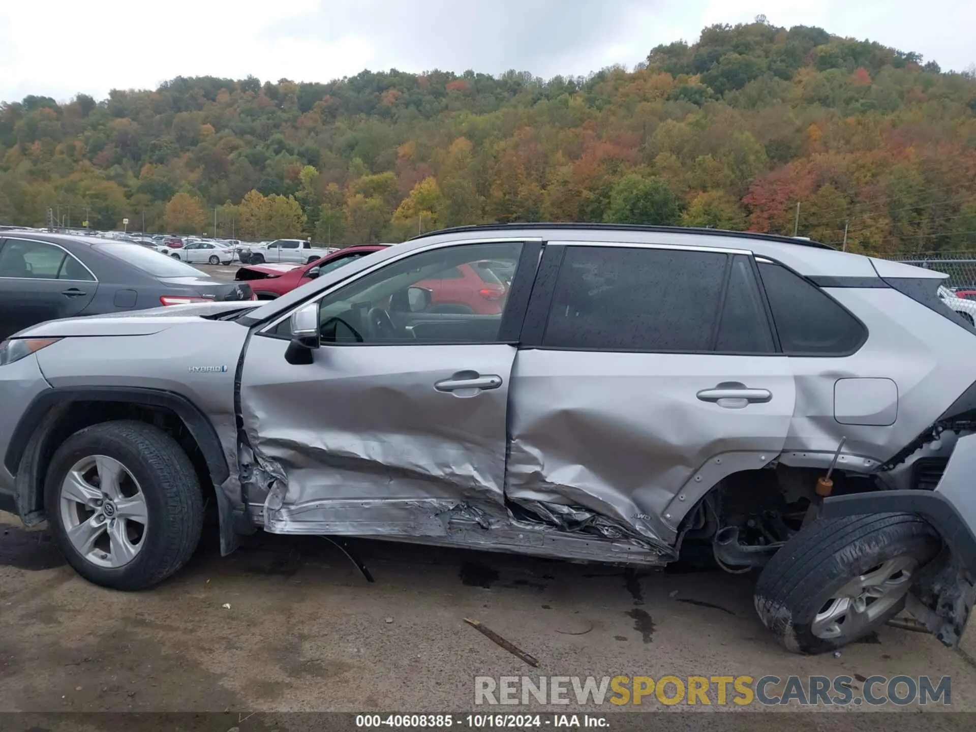 14 fotografías del automóvil dañado JTMMWRFV5KD035085 TOYOTA RAV4 HYBRID 2019