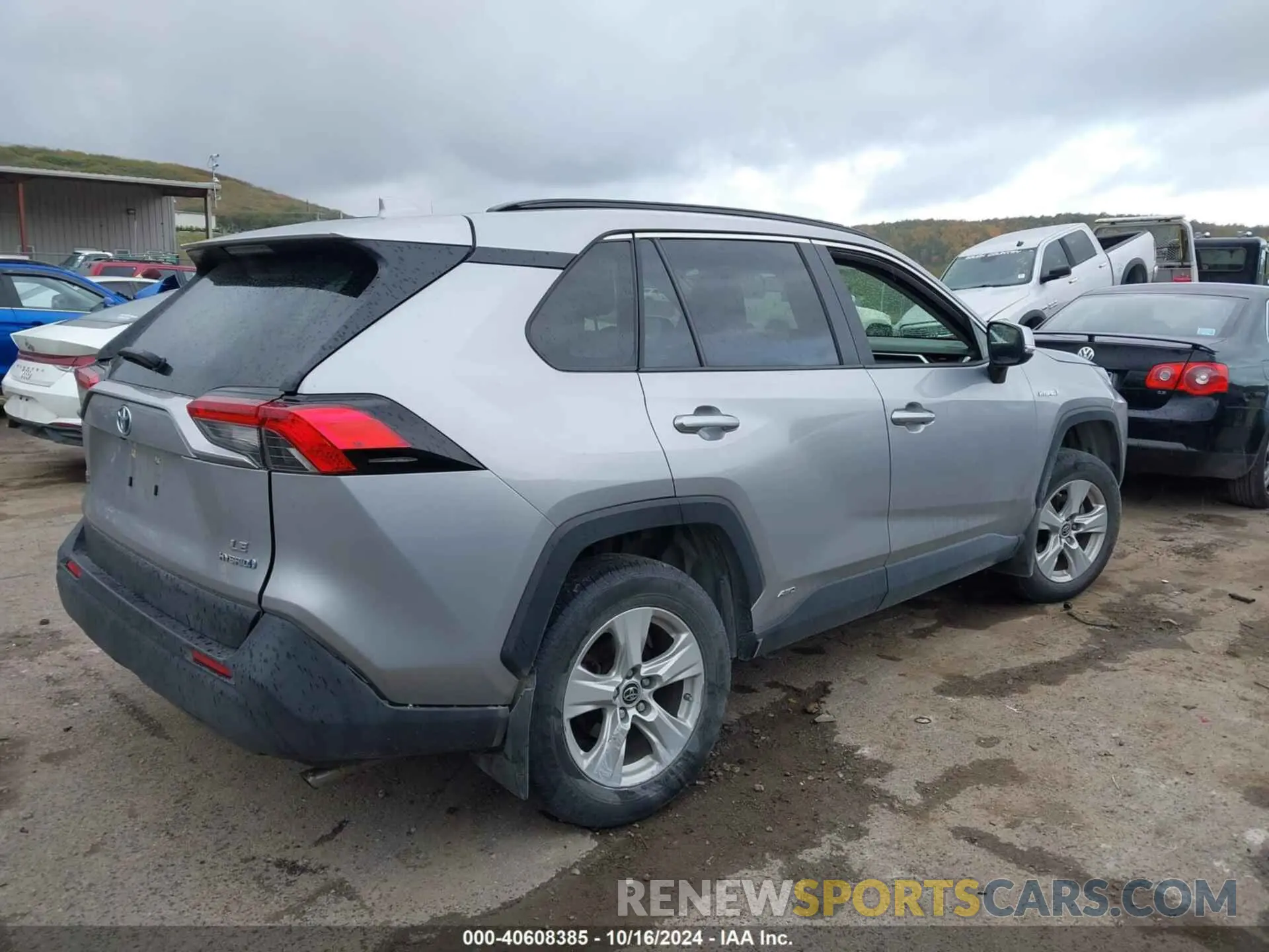 4 fotografías del automóvil dañado JTMMWRFV5KD035085 TOYOTA RAV4 HYBRID 2019