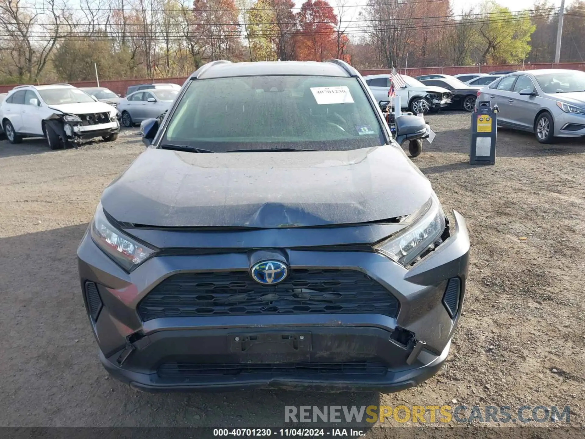 12 fotografías del automóvil dañado JTMMWRFV6KD013046 TOYOTA RAV4 HYBRID 2019