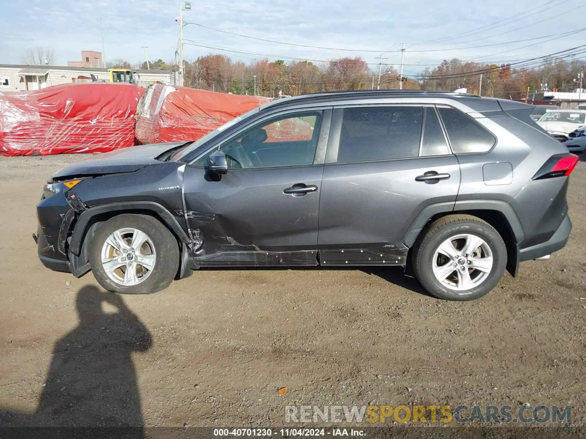 14 fotografías del automóvil dañado JTMMWRFV6KD013046 TOYOTA RAV4 HYBRID 2019