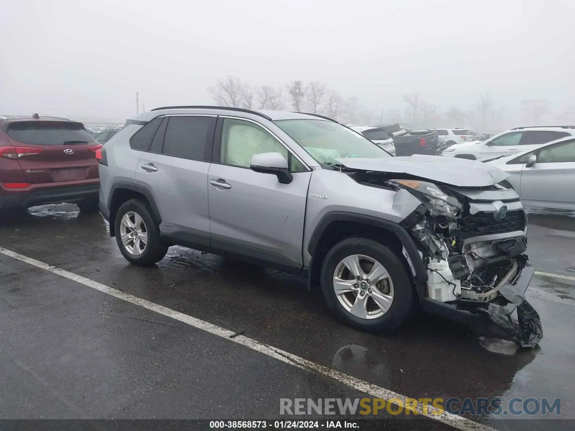 1 fotografías del automóvil dañado JTMMWRFV6KD026024 TOYOTA RAV4 HYBRID 2019