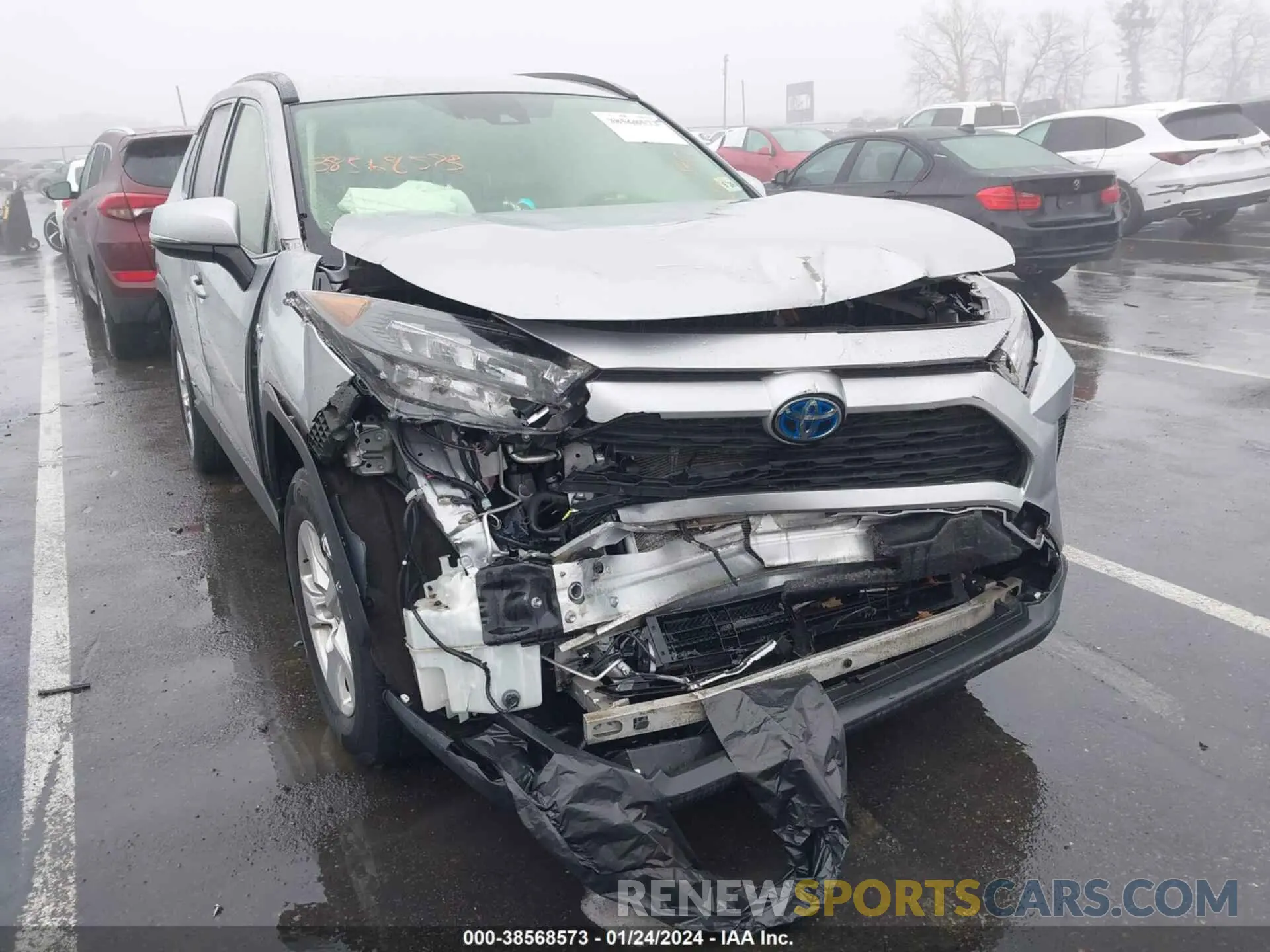6 fotografías del automóvil dañado JTMMWRFV6KD026024 TOYOTA RAV4 HYBRID 2019