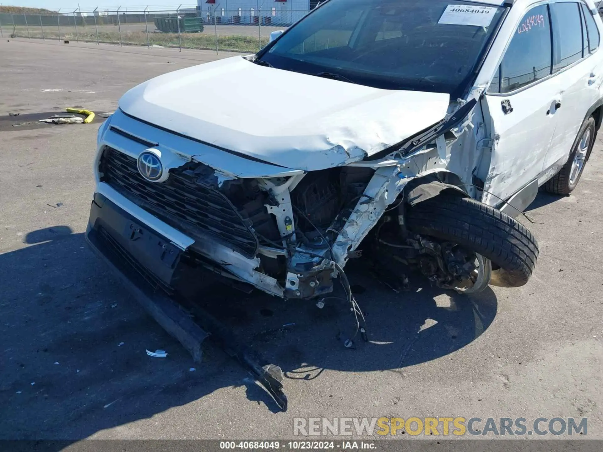 6 fotografías del automóvil dañado JTMMWRFV8KD035968 TOYOTA RAV4 HYBRID 2019