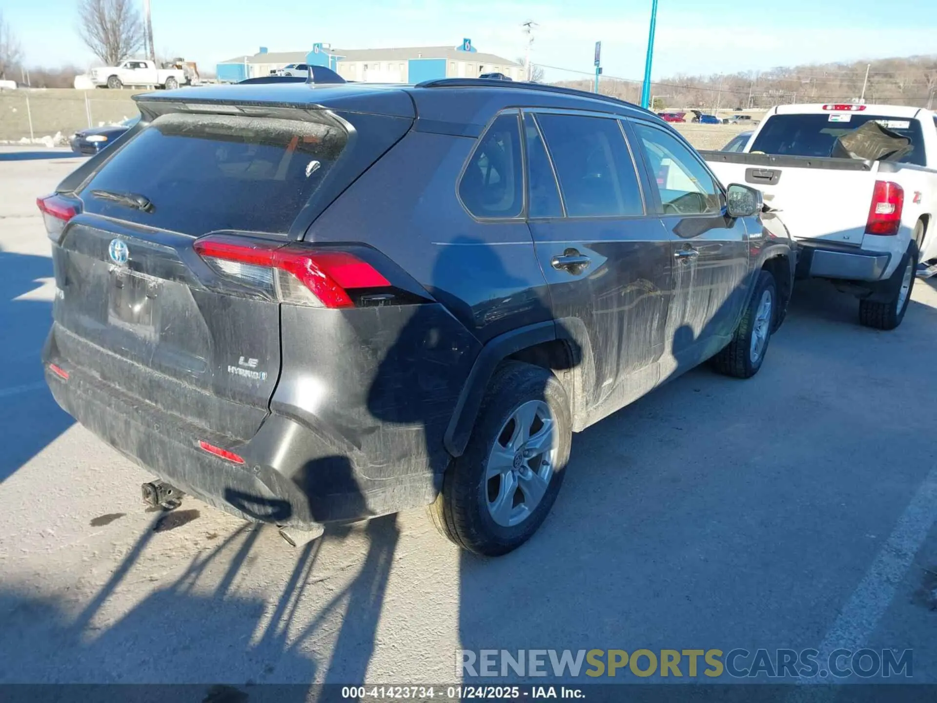 4 fotografías del automóvil dañado JTMMWRFV9KD009024 TOYOTA RAV4 HYBRID 2019