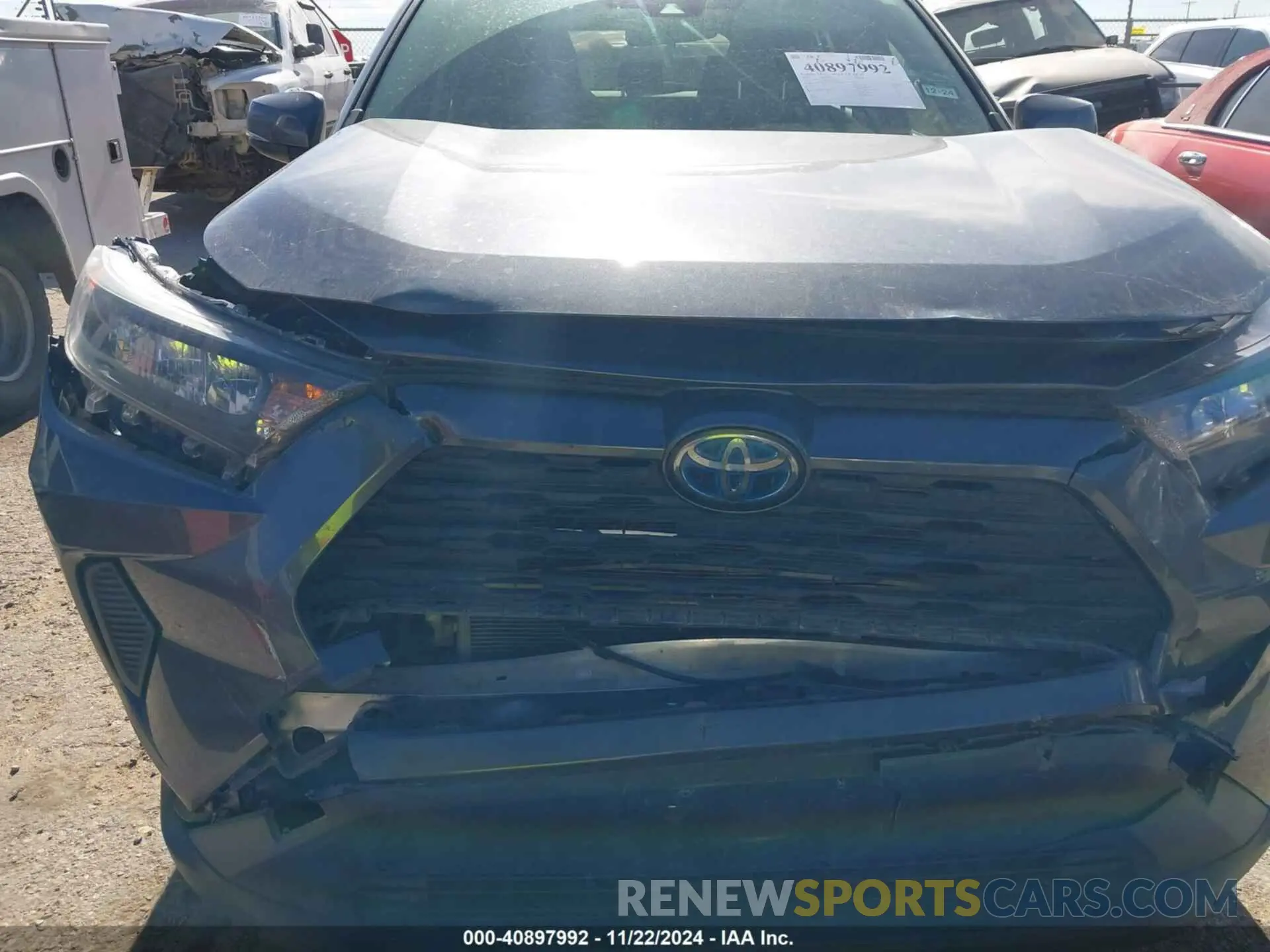 6 fotografías del automóvil dañado JTMMWRFVXKD003376 TOYOTA RAV4 HYBRID 2019