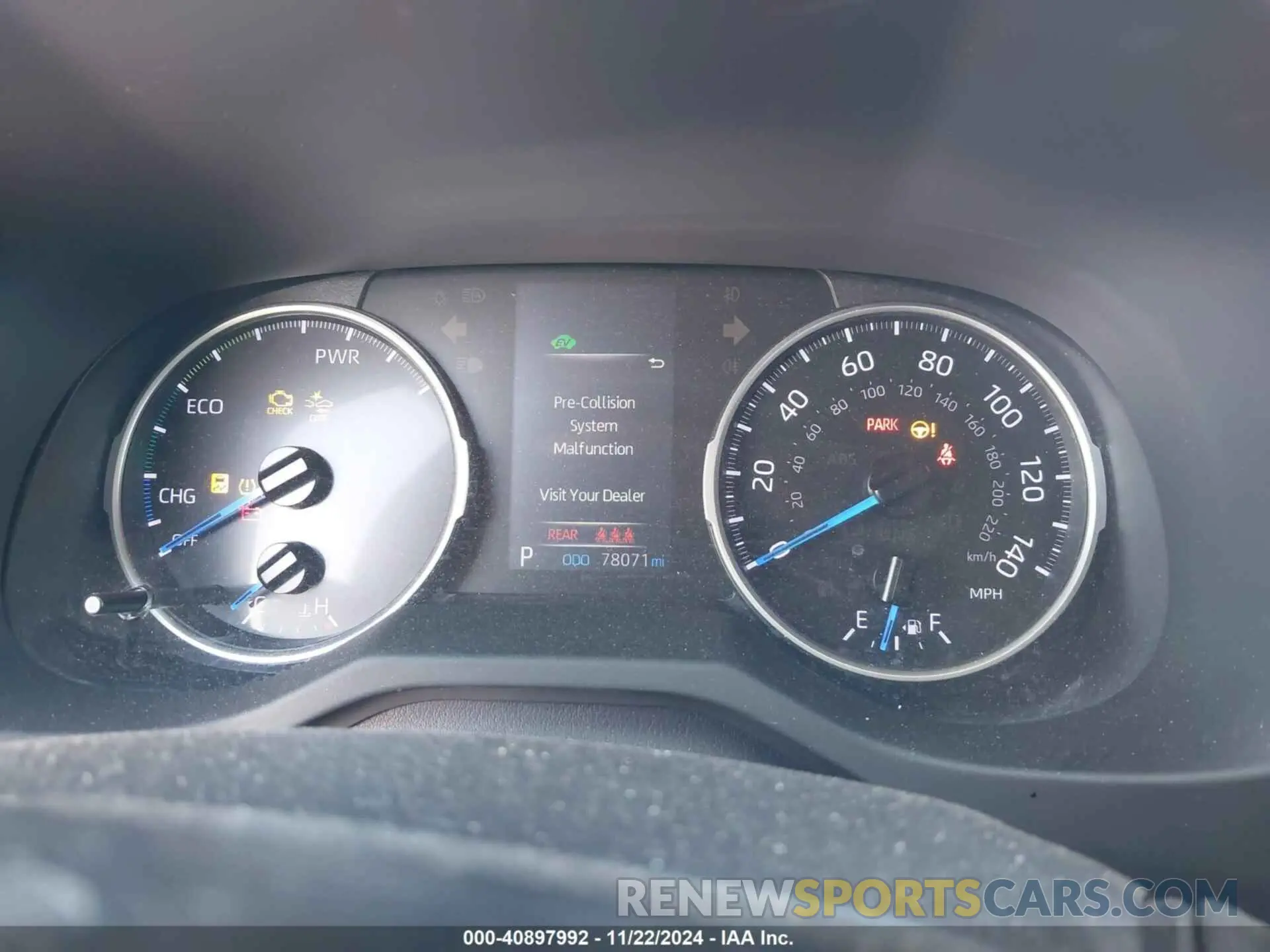 7 fotografías del automóvil dañado JTMMWRFVXKD003376 TOYOTA RAV4 HYBRID 2019