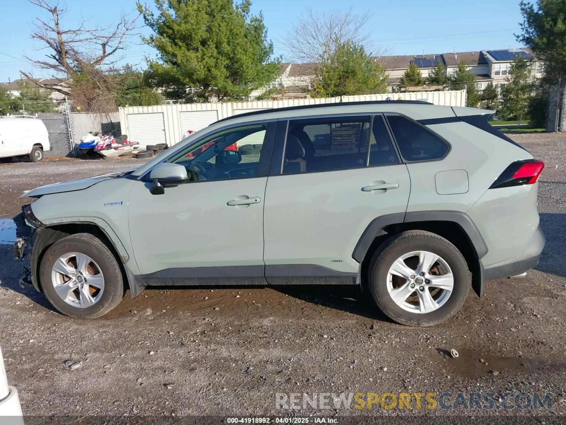 14 fotografías del automóvil dañado JTMRWRFV0KD013274 TOYOTA RAV4 HYBRID 2019