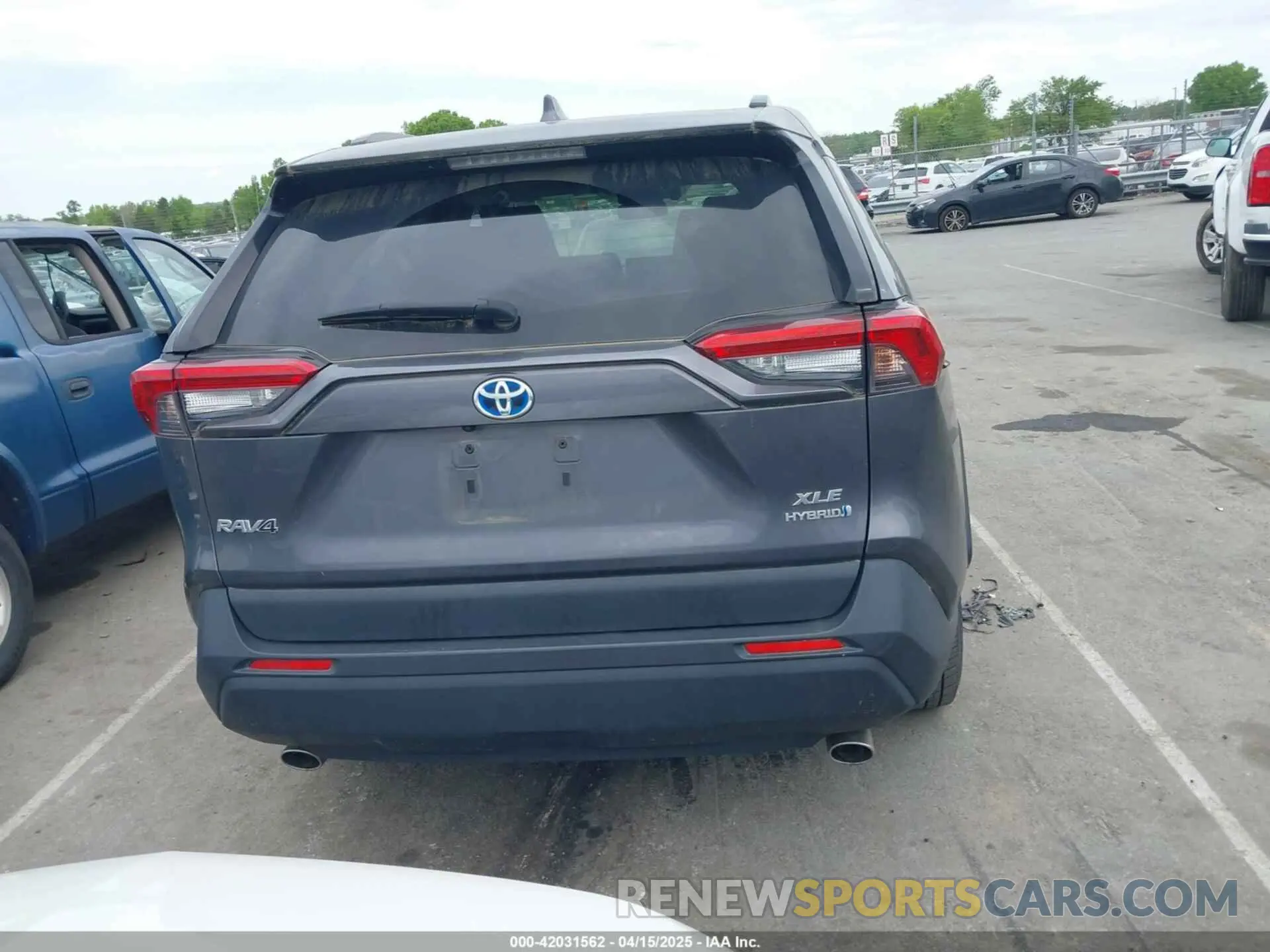 16 fotografías del automóvil dañado JTMRWRFV0KD505268 TOYOTA RAV4 HYBRID 2019
