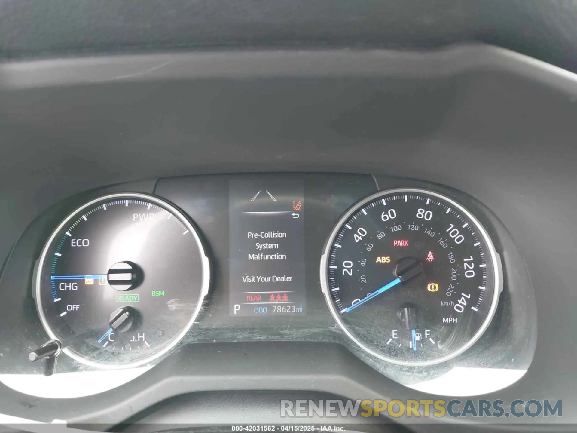 7 fotografías del automóvil dañado JTMRWRFV0KD505268 TOYOTA RAV4 HYBRID 2019