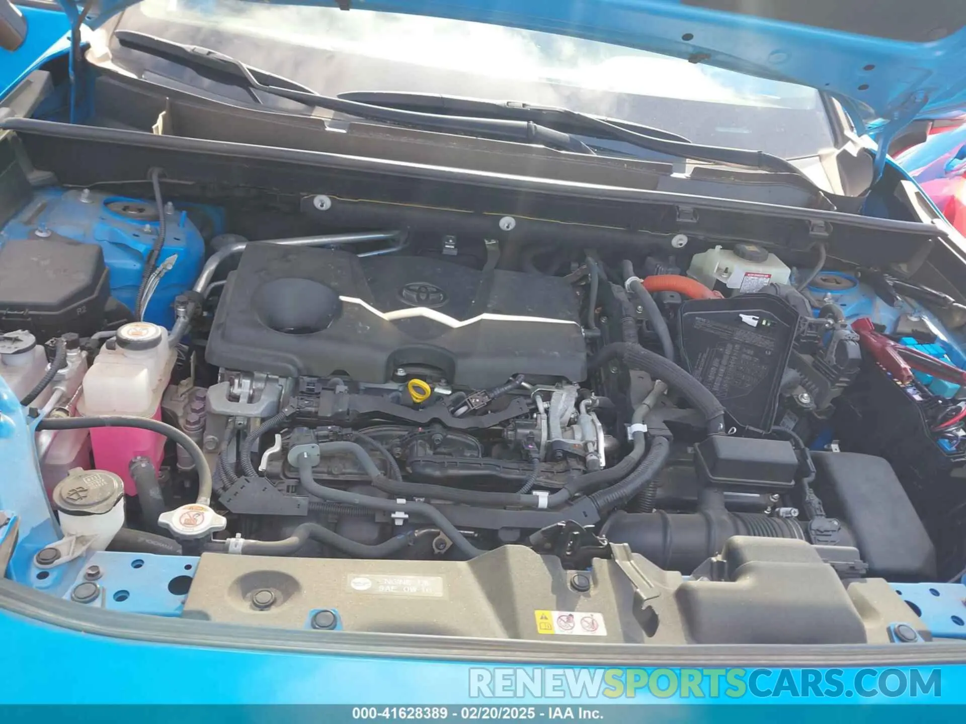 10 fotografías del automóvil dañado JTMRWRFV1KD501083 TOYOTA RAV4 HYBRID 2019