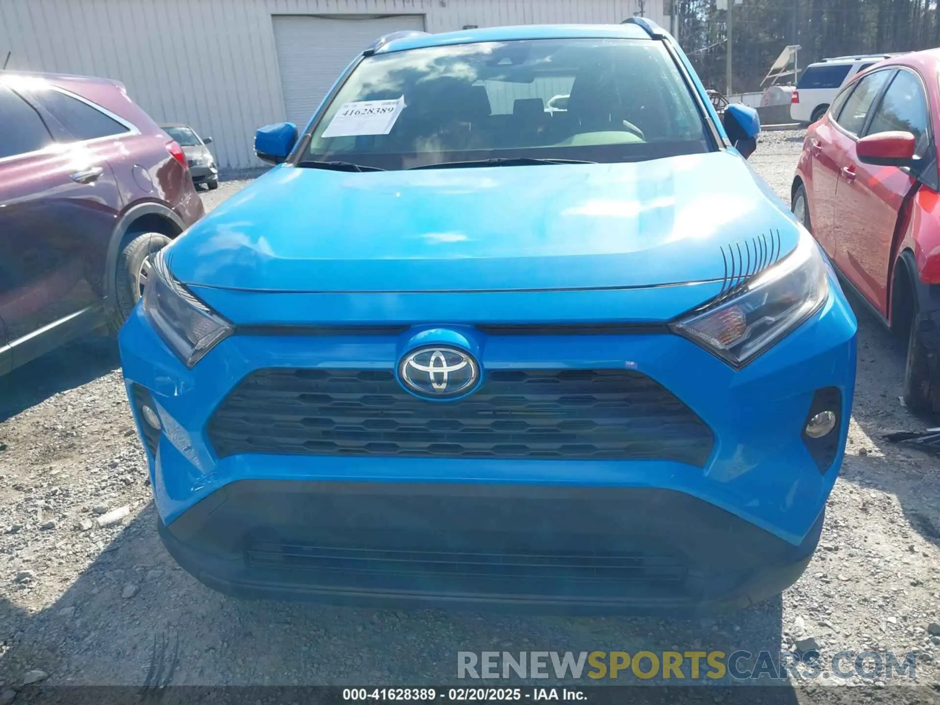 12 fotografías del automóvil dañado JTMRWRFV1KD501083 TOYOTA RAV4 HYBRID 2019