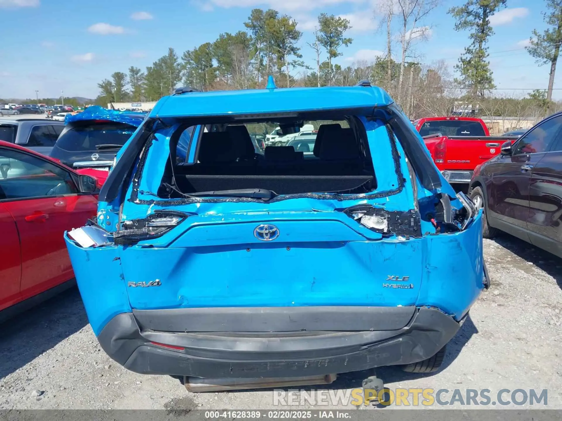 16 fotografías del automóvil dañado JTMRWRFV1KD501083 TOYOTA RAV4 HYBRID 2019